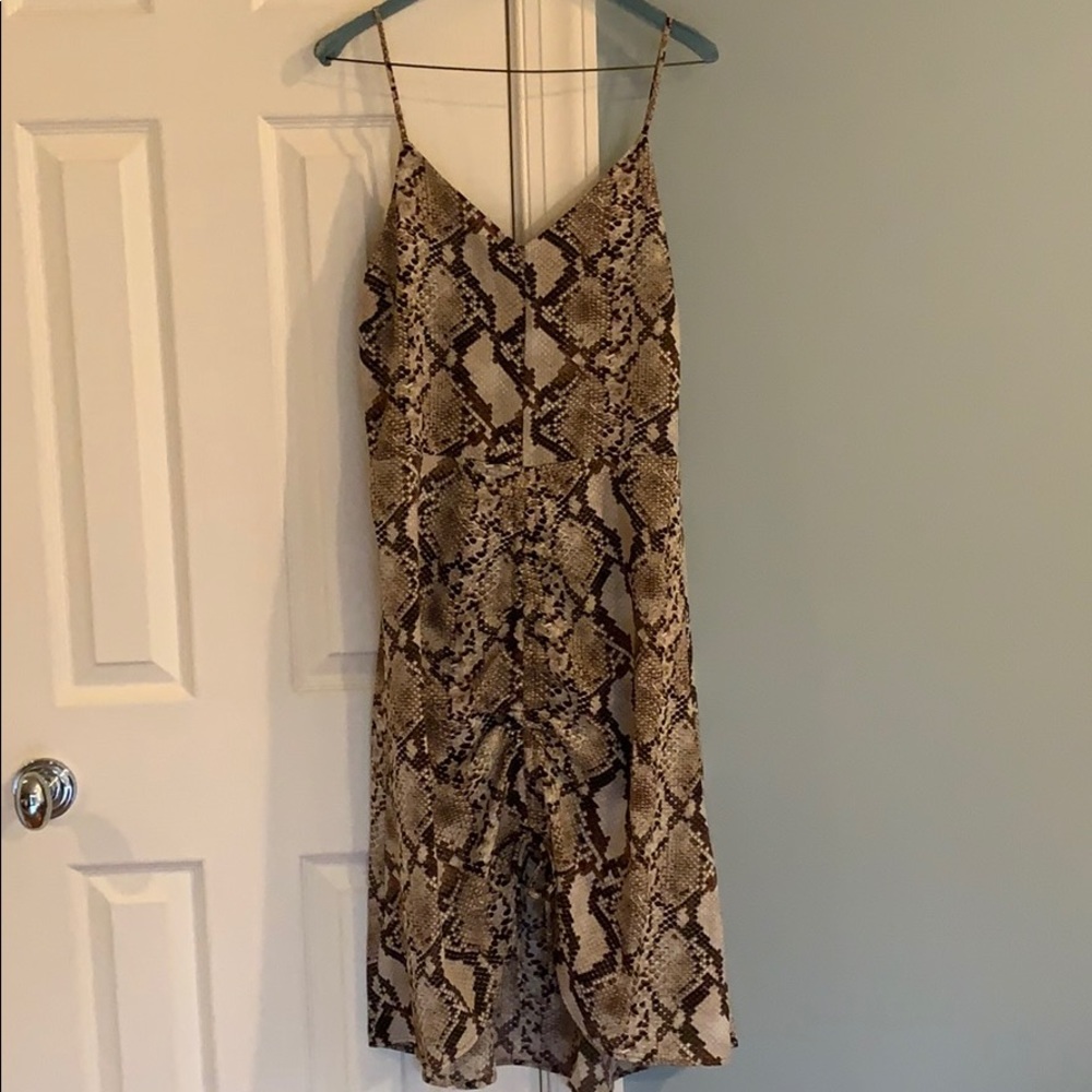 NWT Monteau snakeskin print dress.